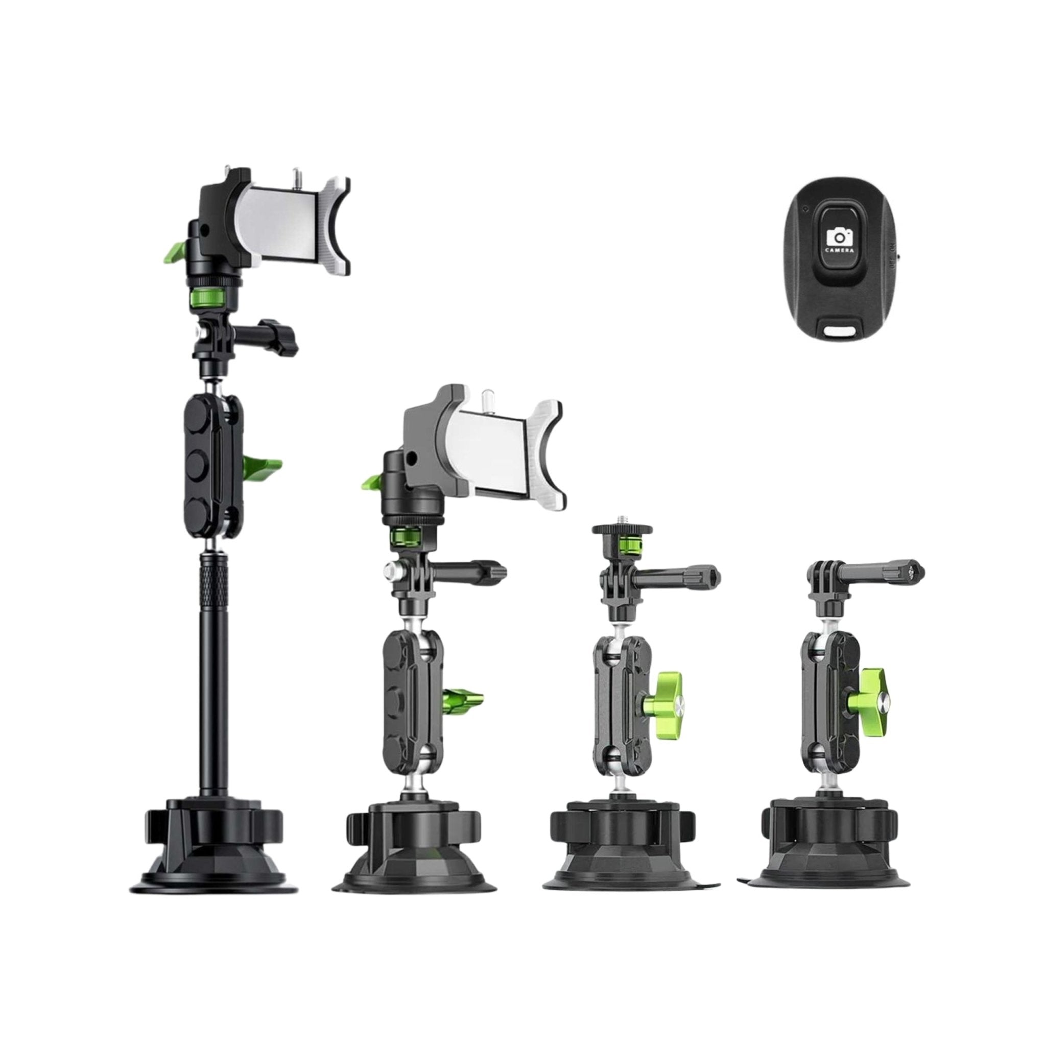 Green Lion Ultimate Holder Pro With Suction Cup Mount - Black