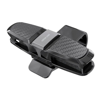 Green Lion Visor Guard Car Sunglasses Holder - Black