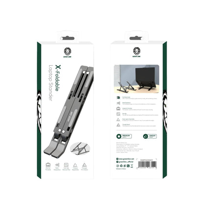 Green Lion X-Foldable Laptop Stand - Gray
