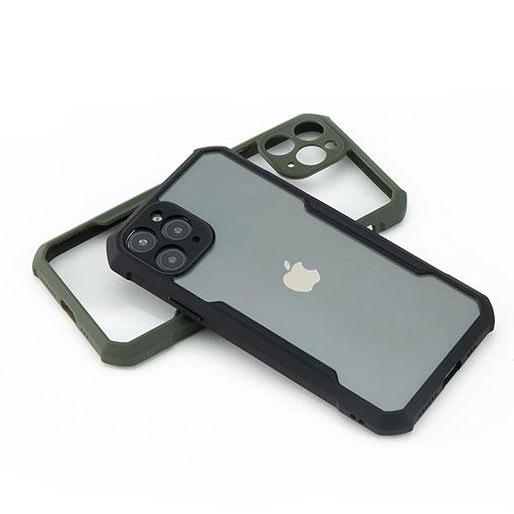 Green Stylishly Tough Shockproof Case for iPhone - Green