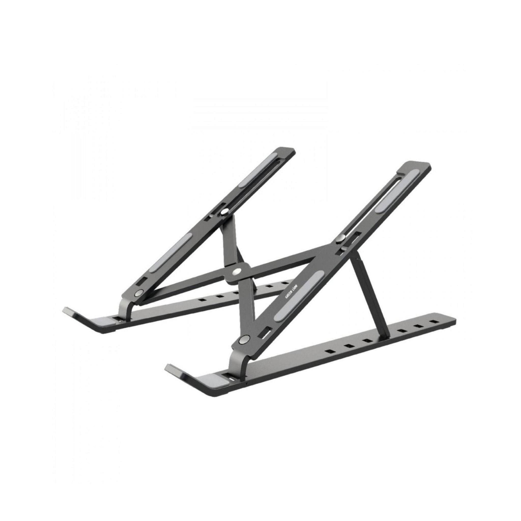 Green X-Foldable Laptop Stand - Gray