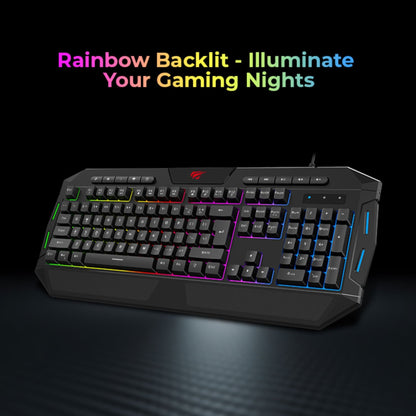 HAVIT KB501CM 4NI1 Gaming Combo - Black