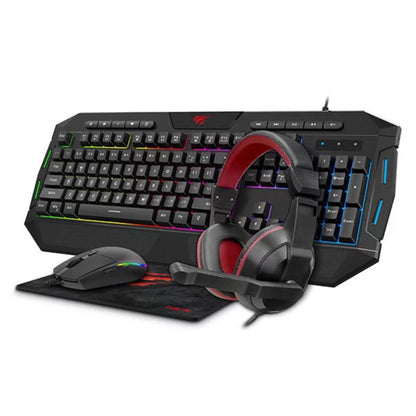 HAVIT KB501CM 4NI1 Gaming Combo - Black