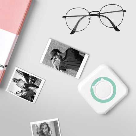HD Portable Pocket Bluetooth Connect Mini Printer - Green