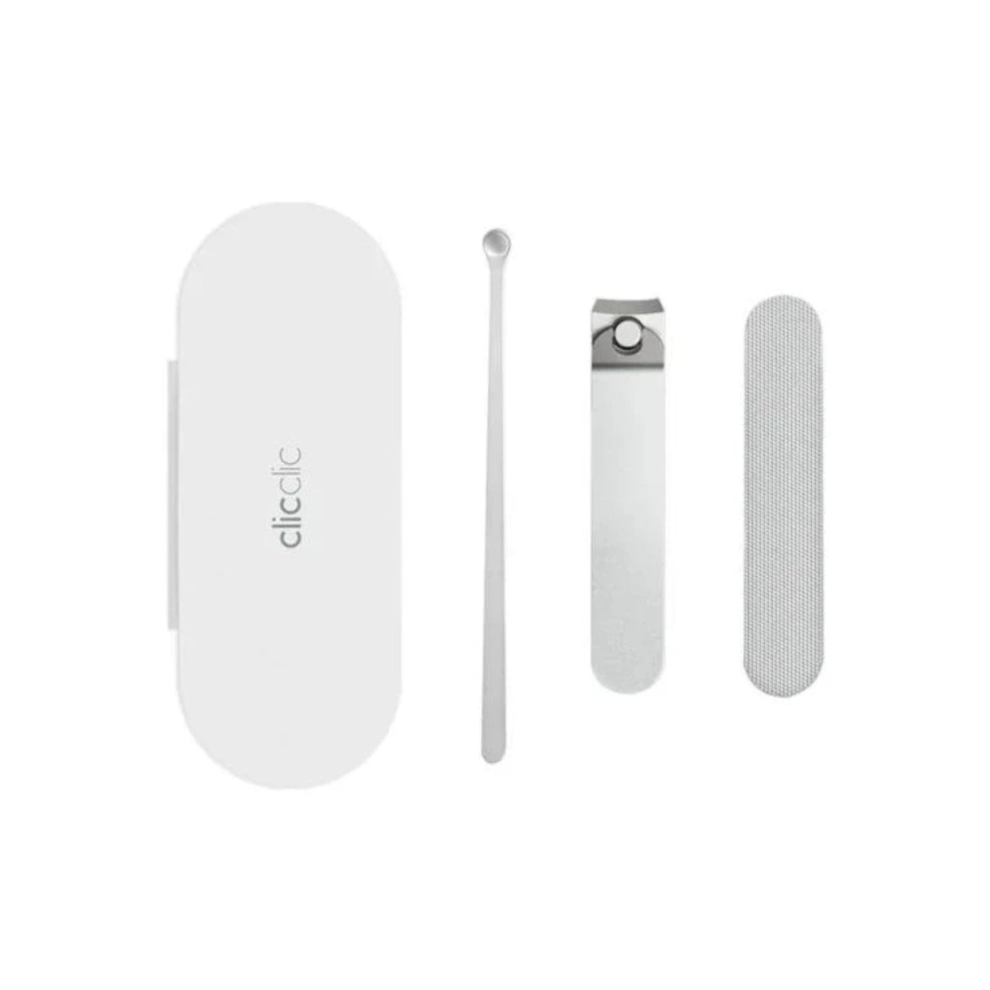 HOTO Clicclic Three-piece Nail Clipper - White