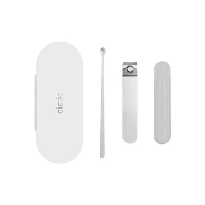 HOTO Clicclic Three-piece Nail Clipper - White