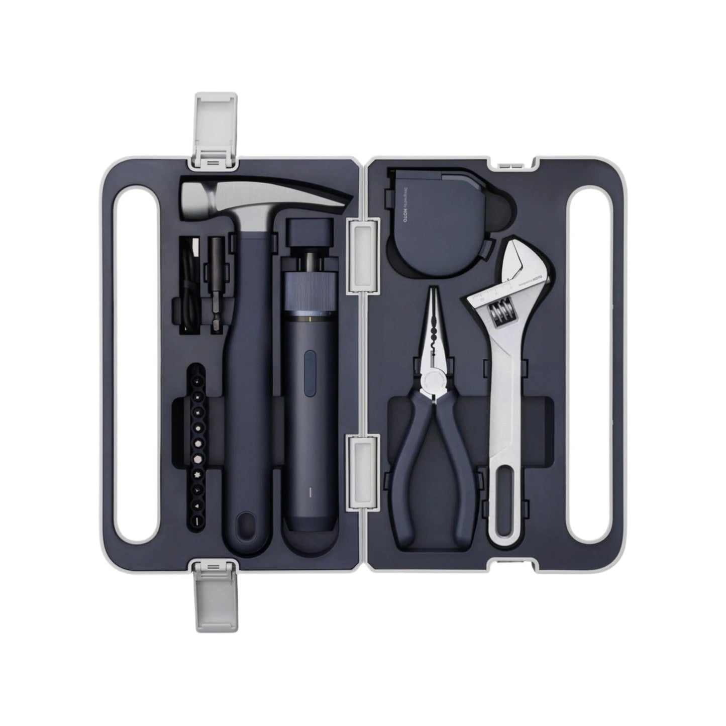 HOTO Precision Screwdriver Sets with 3.6V Electric Screwdriver Tool Set - Gray