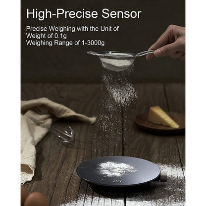 HOTO Smart Kitchen Food Scale - Dark Grey