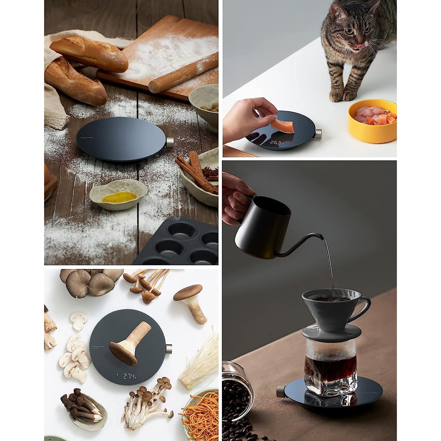Hoto Smart Kitchen Scale - Grey GK490025