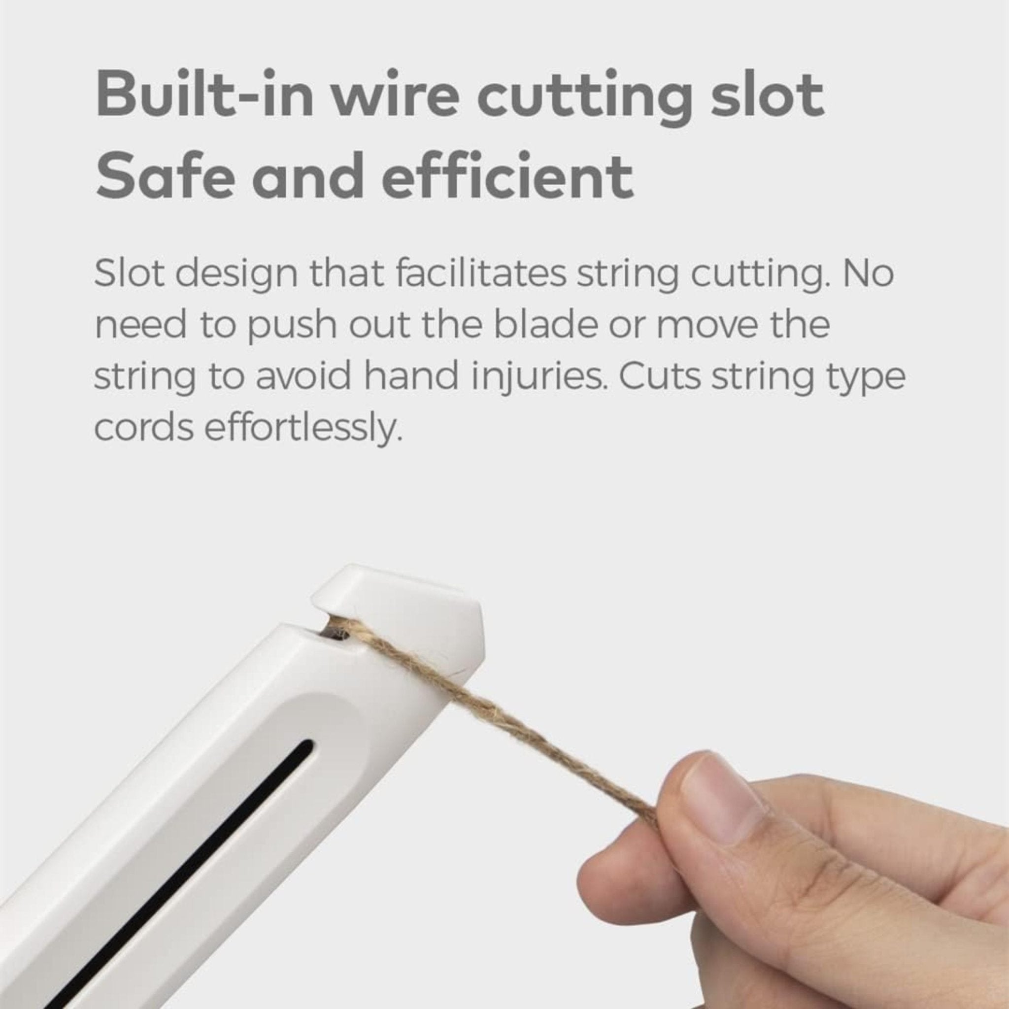 HOTO Utility Knife, Universal Cutter - White