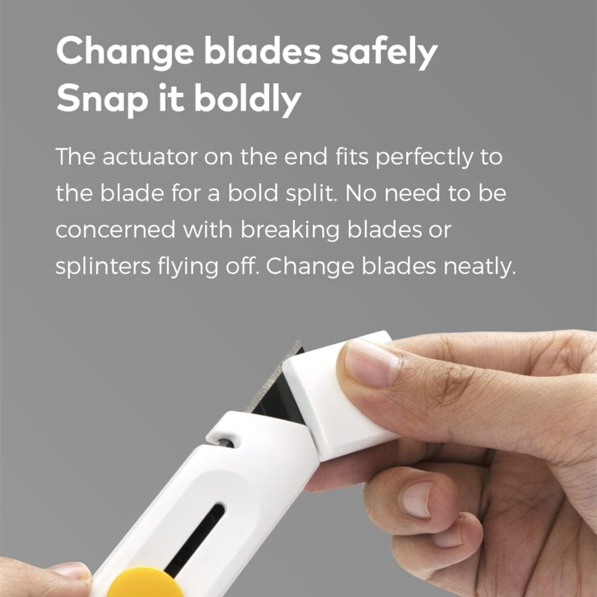 HOTO Utility Knife, Universal Cutter - White