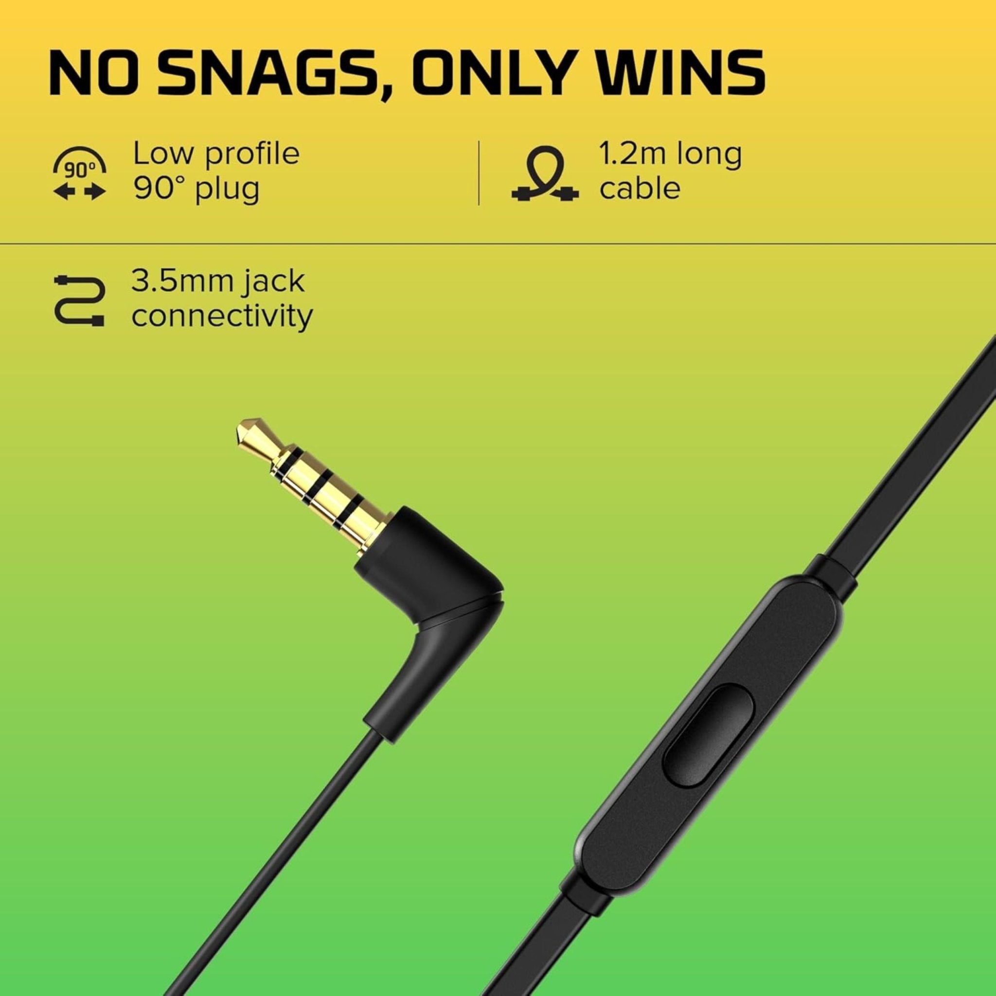 HYPERX Cloud II Wired Gaming Earbuds With Mic - Black