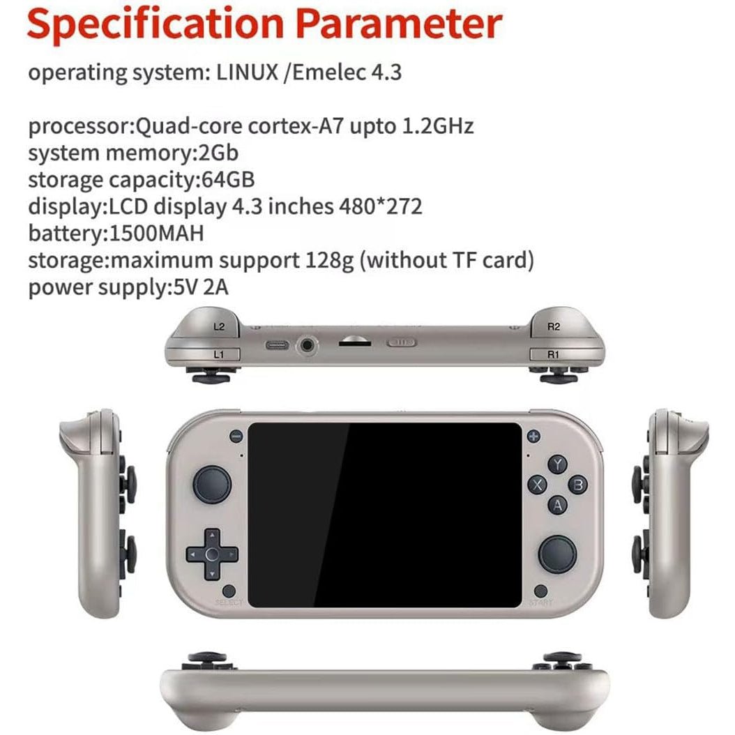 Handheld Video Game Console M17 HD 4.3-Inch
