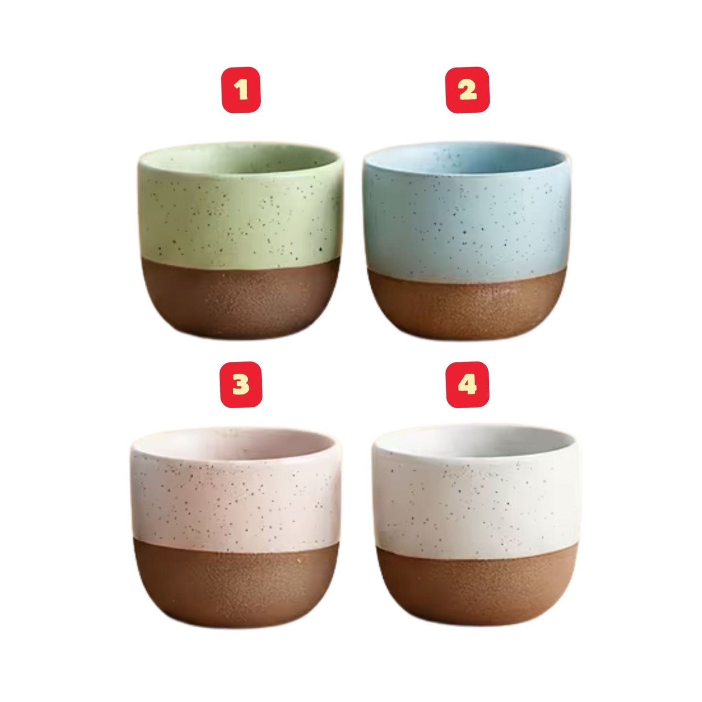 Handmade Ceramic coffee cup 170ml / 5.75oz