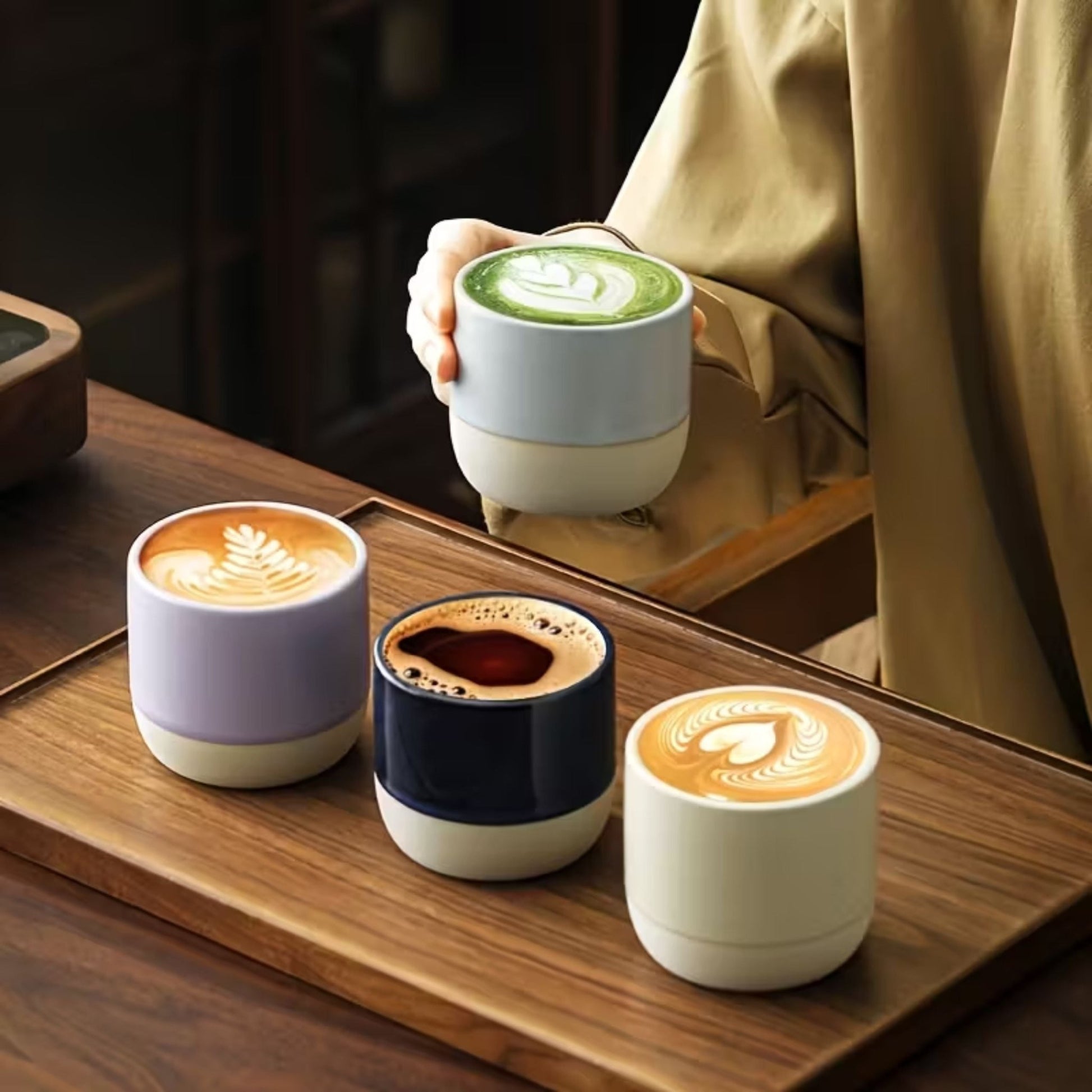 Handmade Ceramic coffee cup 230ml / 7.8oz