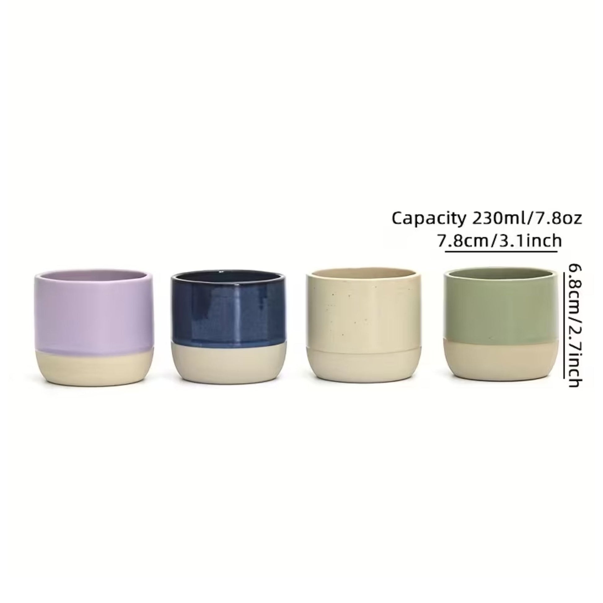 Handmade Ceramic coffee cup 230ml / 7.8oz