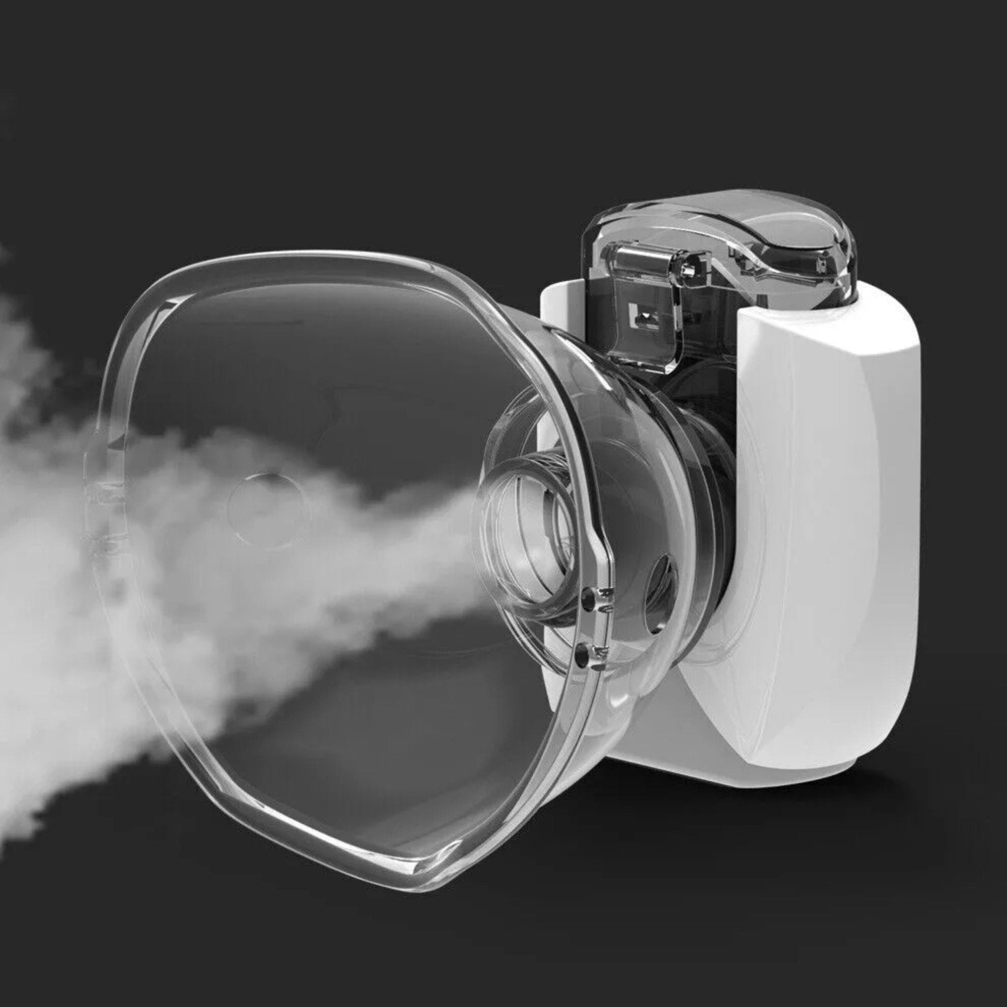 Hands-Free Mini Mesh Nebulizer - White