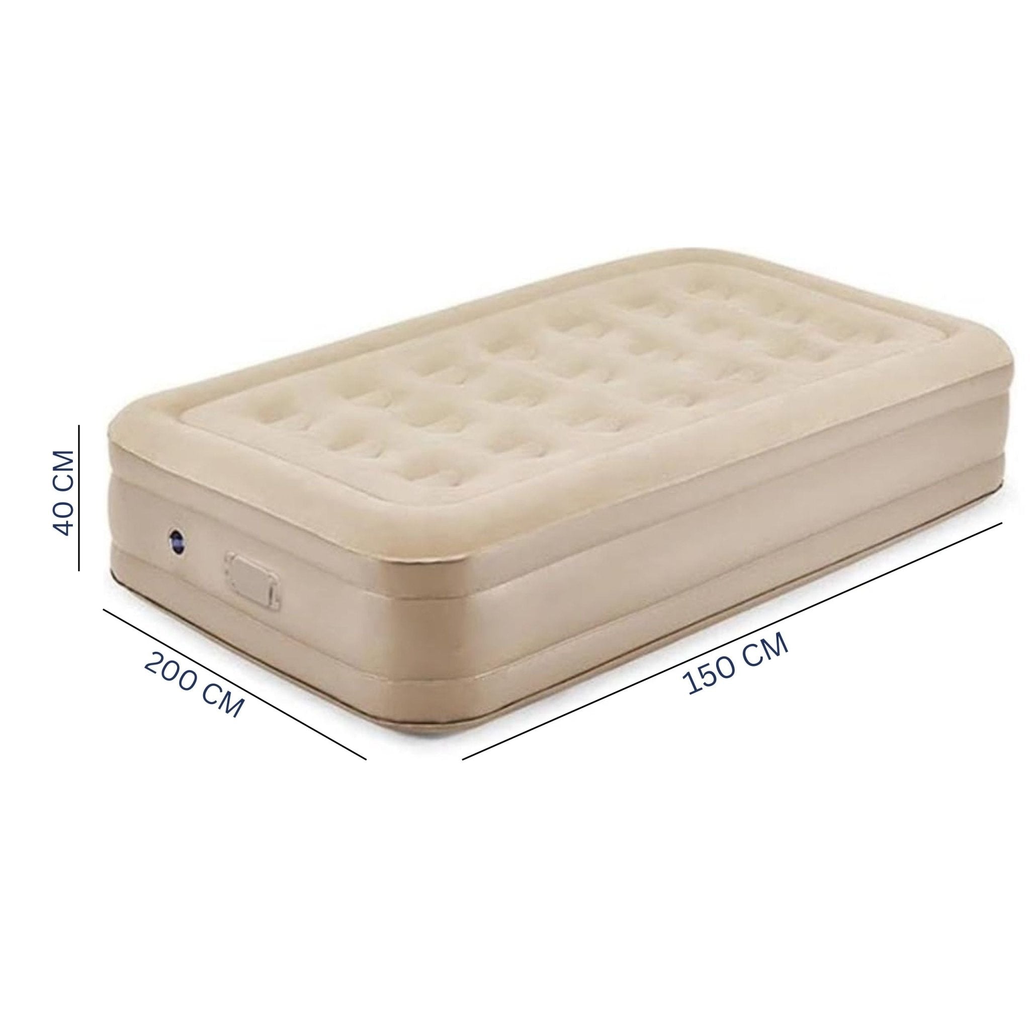 High Double Mattress 150*200*40cm - Beige