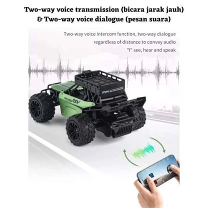 High Speed Real-Time Intercom FPV Remote Control Off Road Car With 1080P Camera