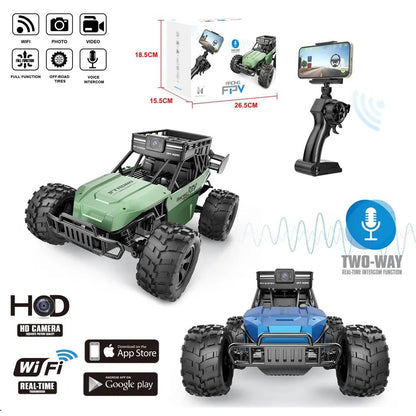 High Speed Real-Time Intercom FPV Remote Control Off Road Car With 1080P Camera