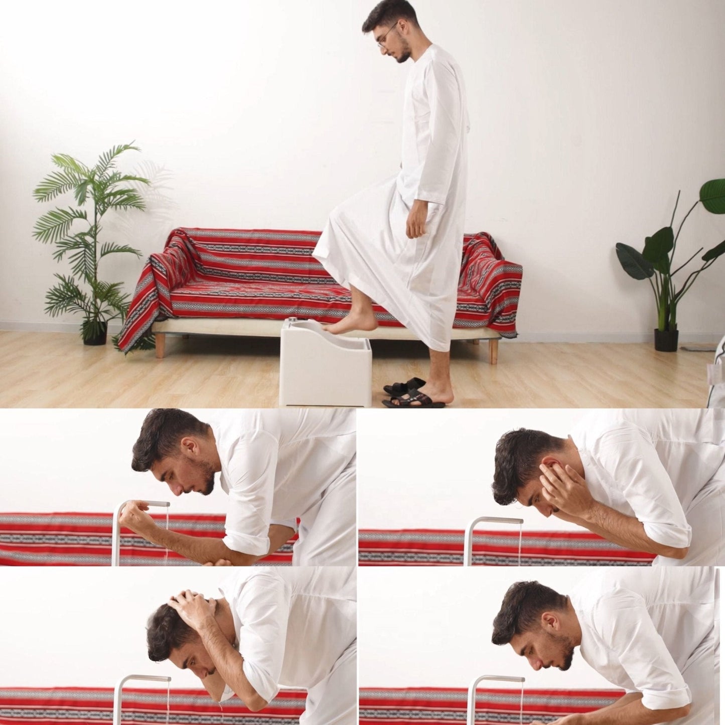 INNOV Multi-Functional Wudu Machine - White