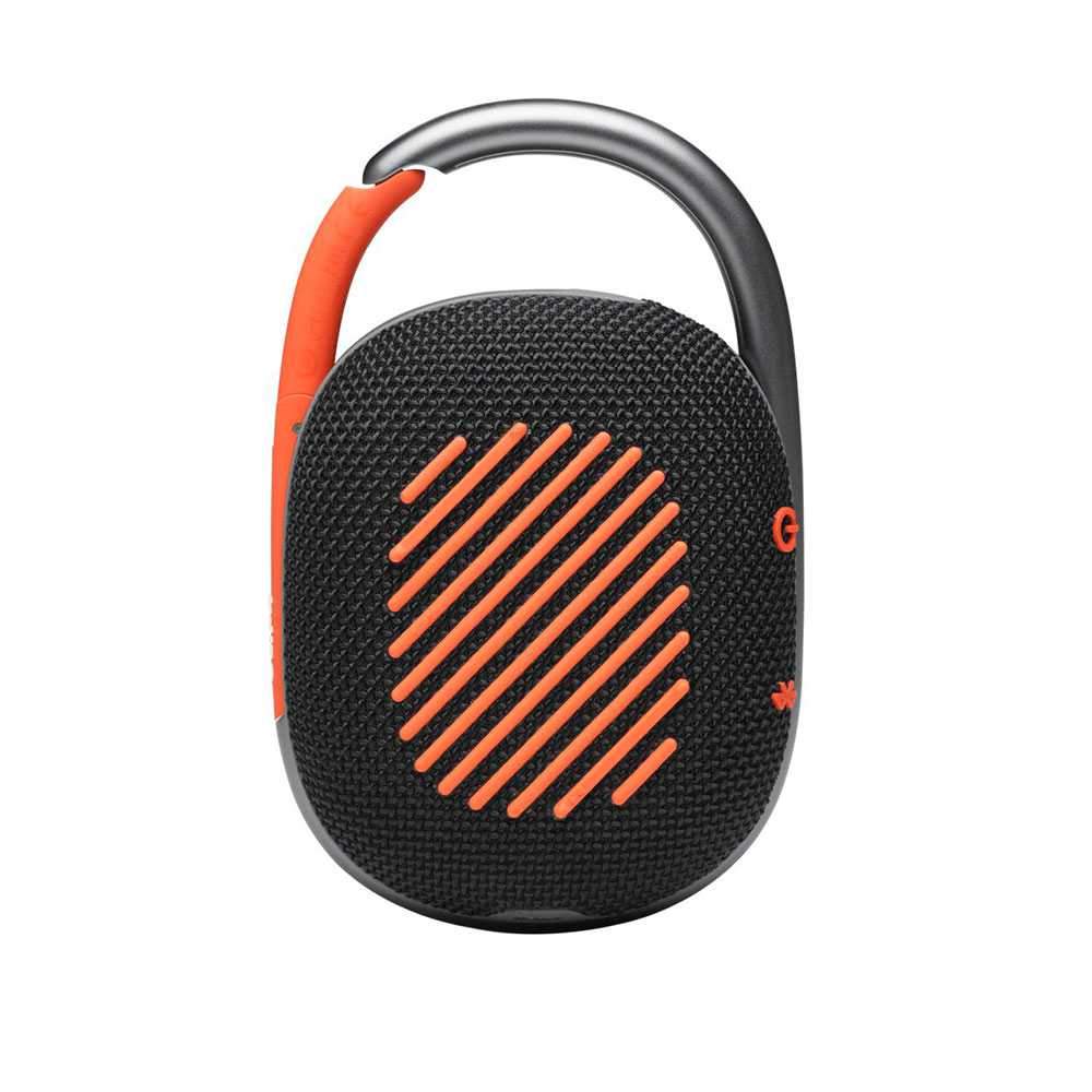 JBL Clip 4 Portable Wireless Speaker - Black / Orange