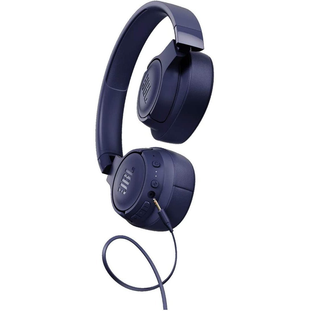 JBL T750 Over-Ear Noise-Cancelling Wireless Headphone - Blue