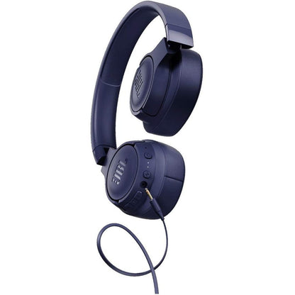 JBL T750 Over-Ear Noise-Cancelling Wireless Headphone - Blue