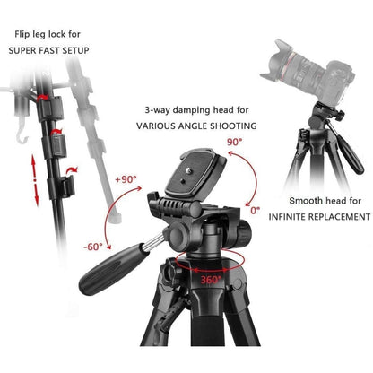 JMARY Professional Tripod KP-2254 - Black