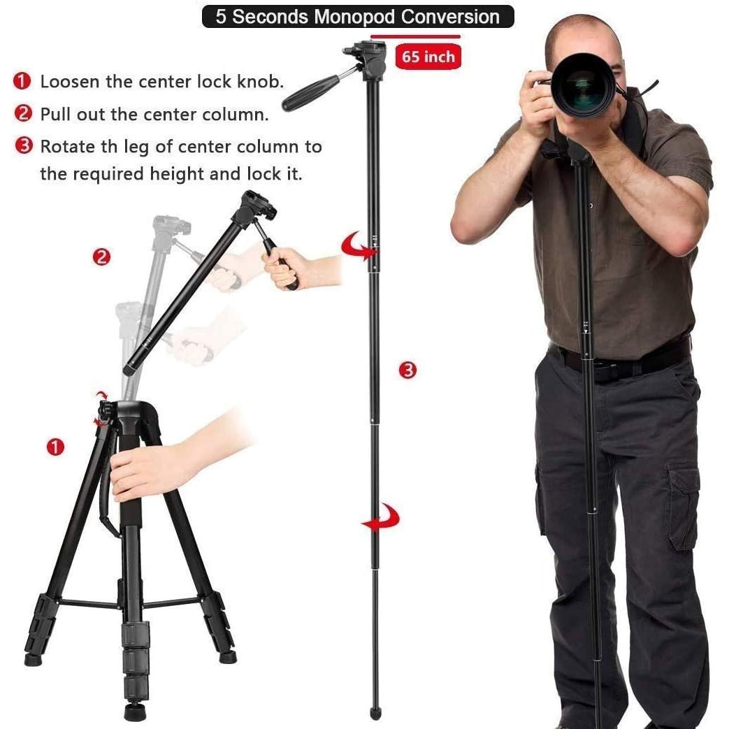 JMARY Professional Tripod KP-2254 - Black