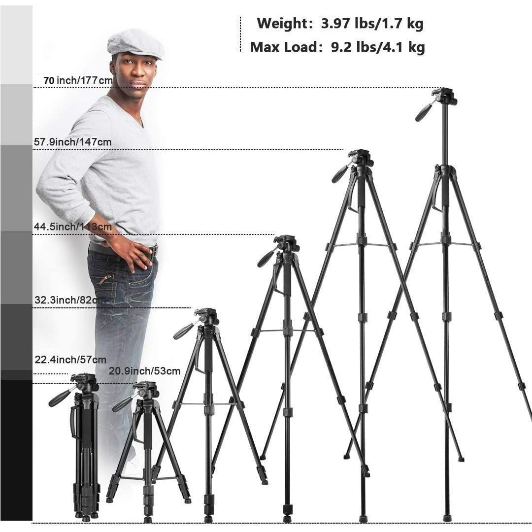 JMARY Professional Tripod KP-2254 - Black