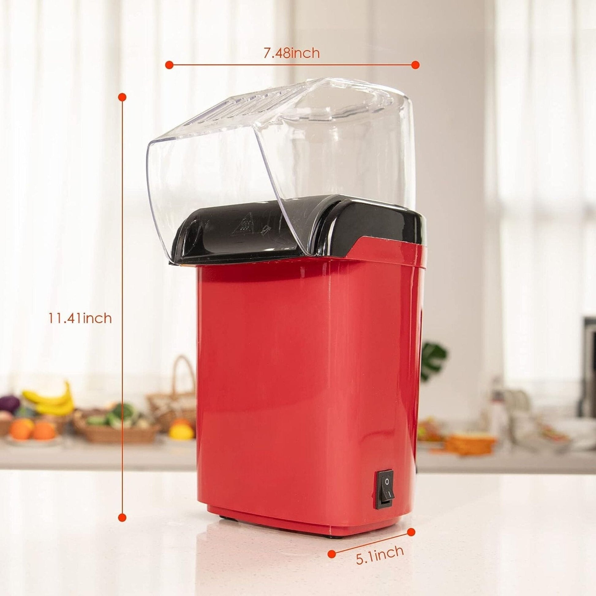 Jamaky Popcorn Maker 1200W JMK9001 - Red