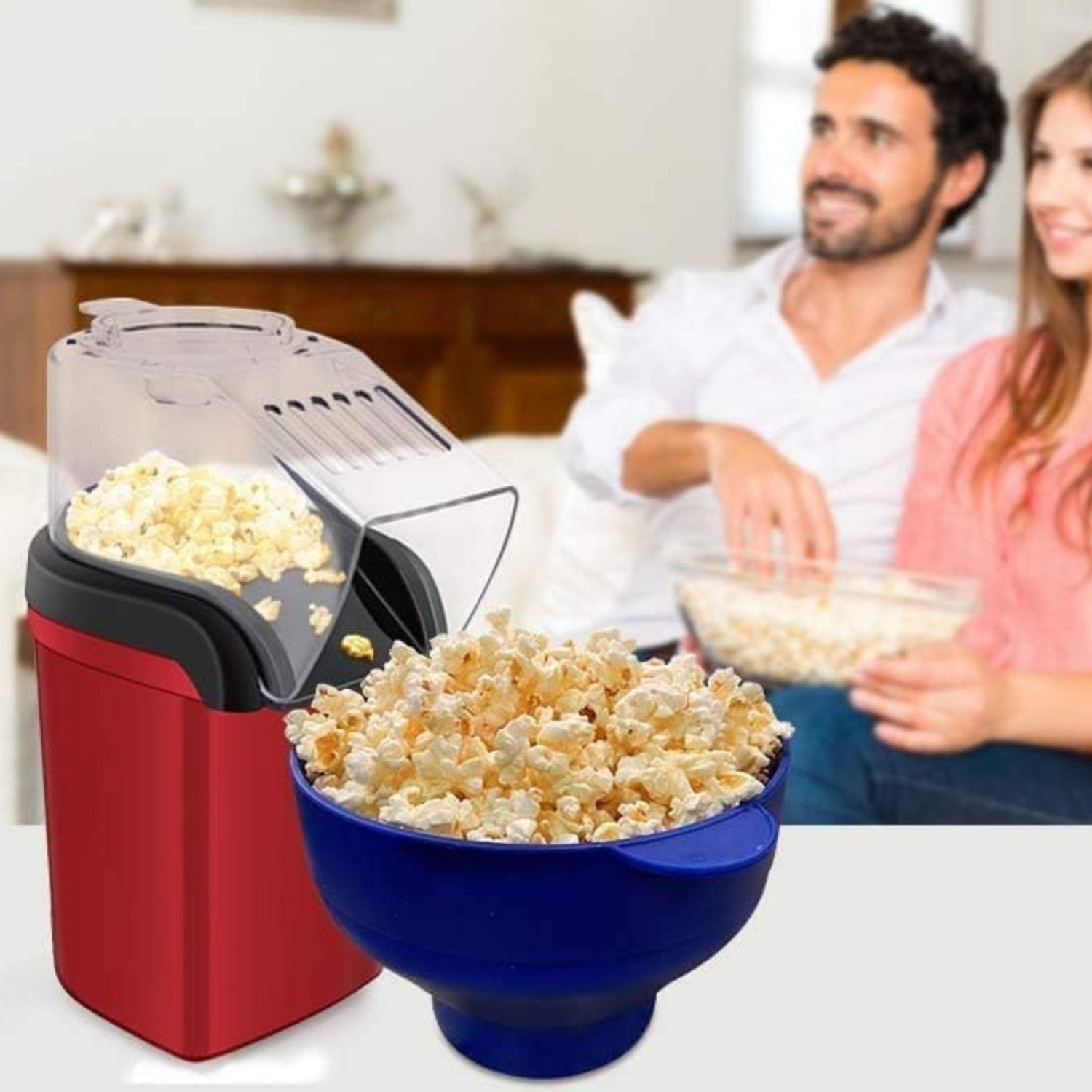 Jamaky Popcorn Maker 1200W JMK9001 - Red