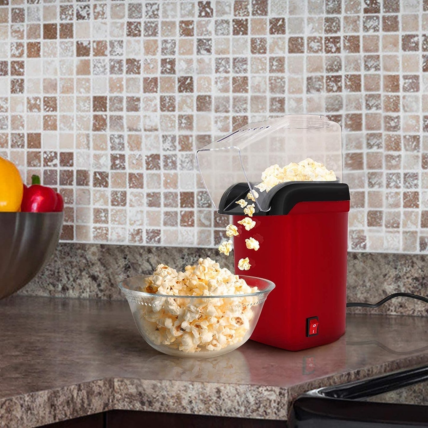 Jamaky Popcorn Maker 1200W JMK9001 - Red