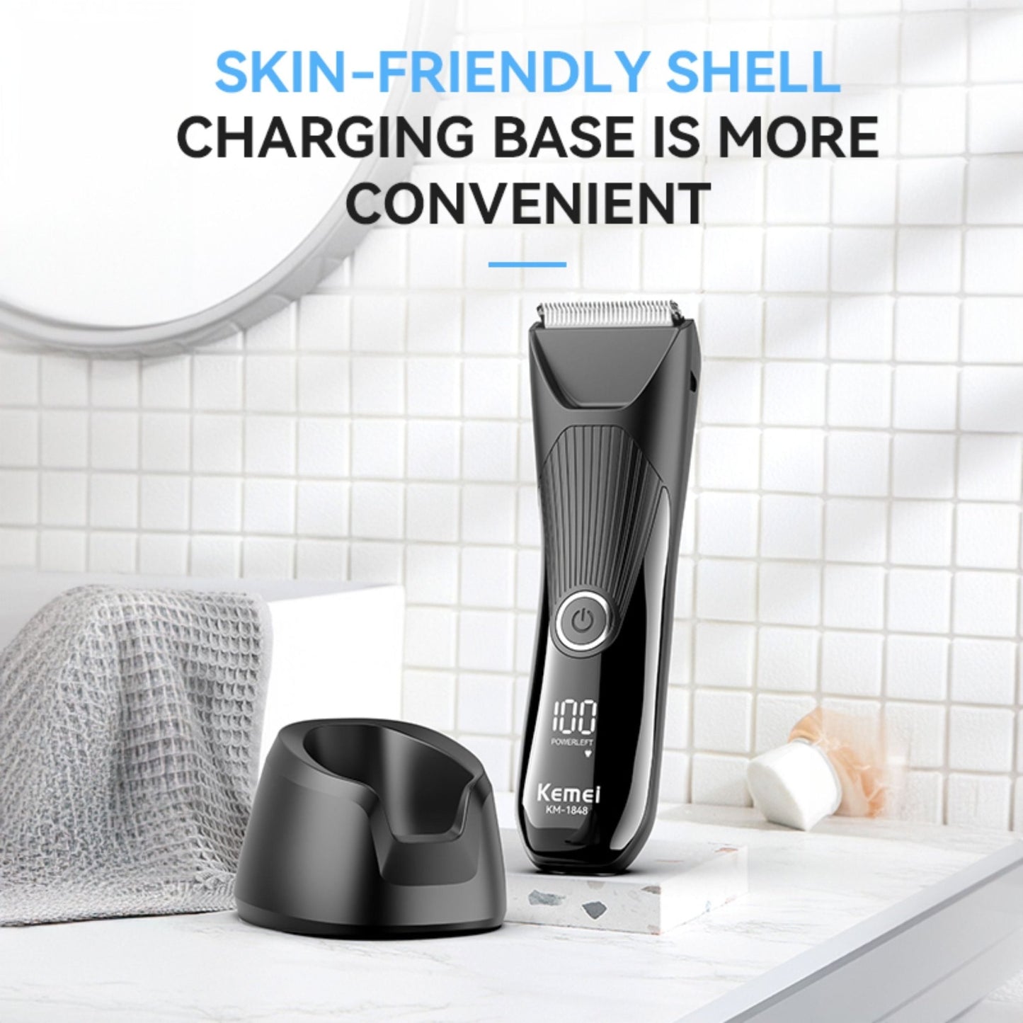 Kemei Professional Secret Trimmer KM-1848 - Black