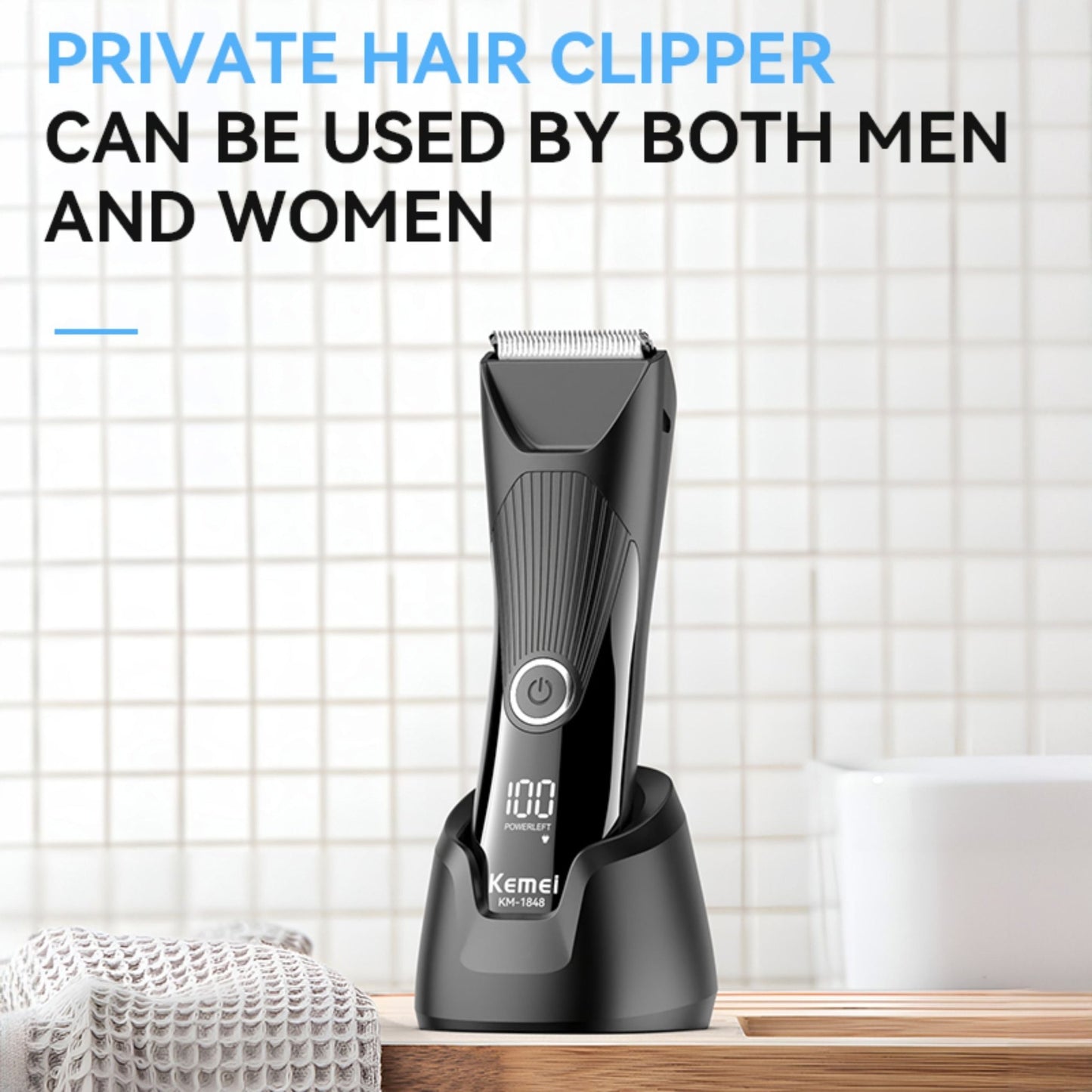 Kemei Professional Secret Trimmer KM-1848 - Black