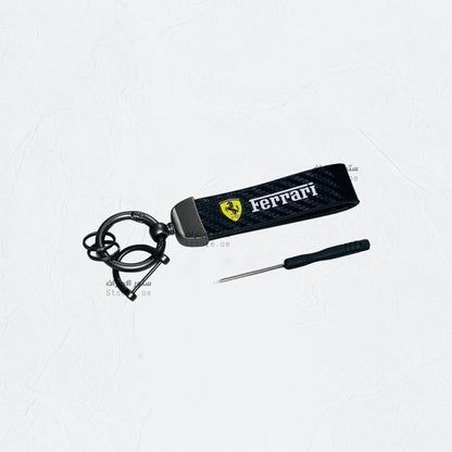 Keychain Ferrari - Black
