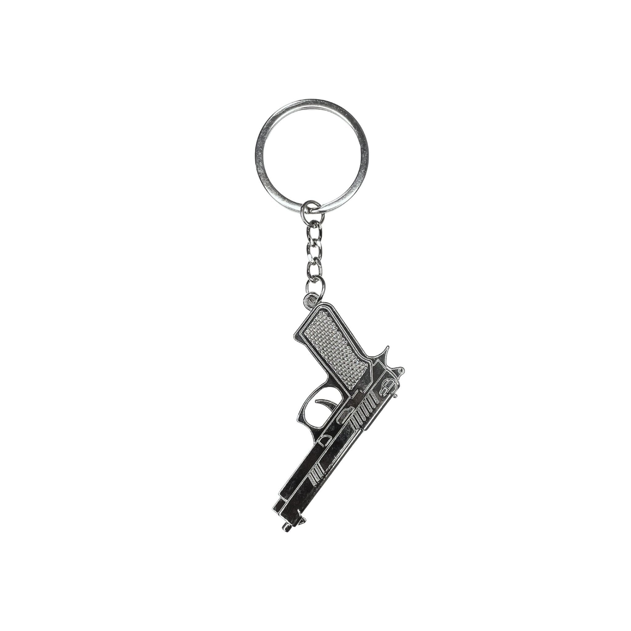 Keychain Gun - 2 - Silver
