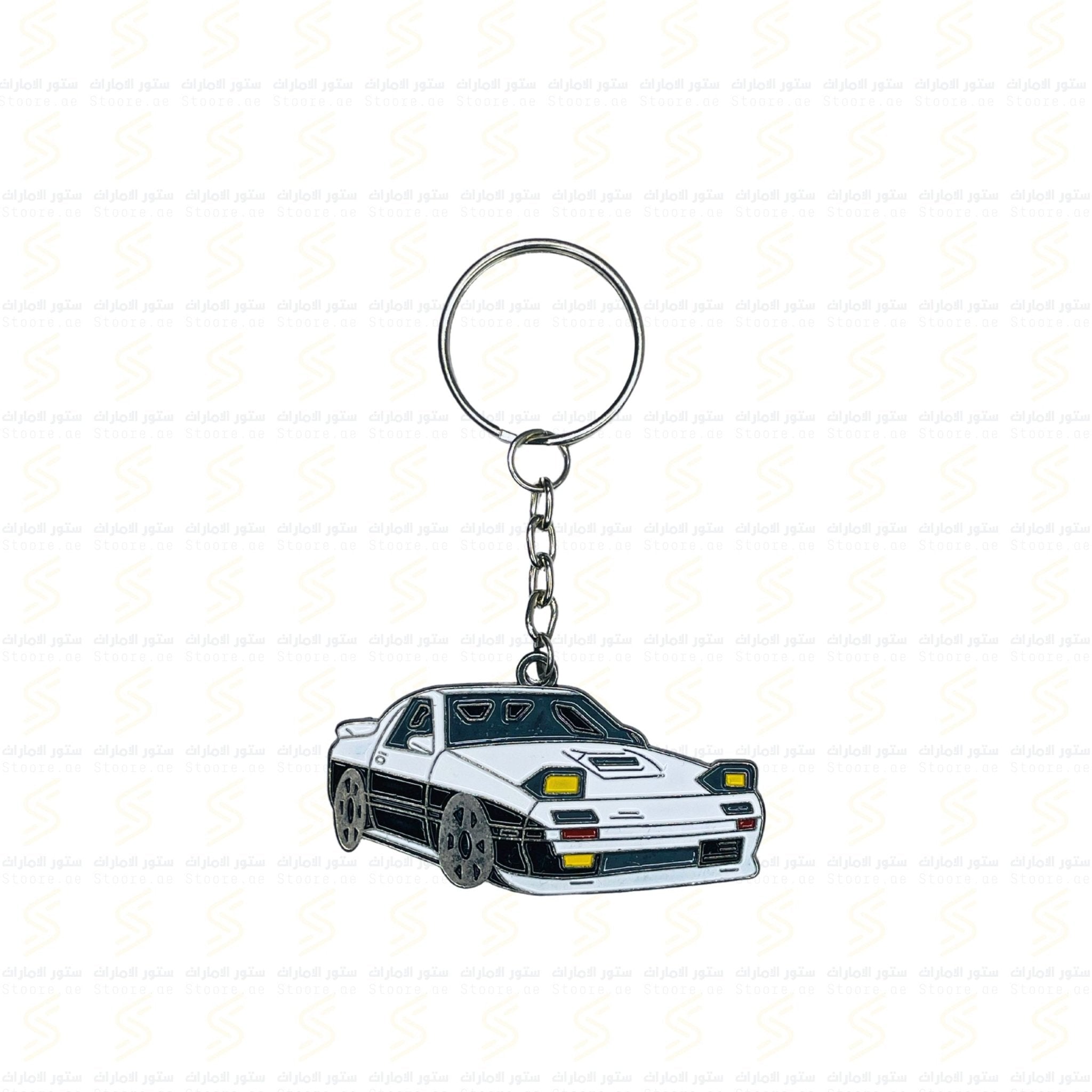 Keychain Mazda RX-7 FC3S - White