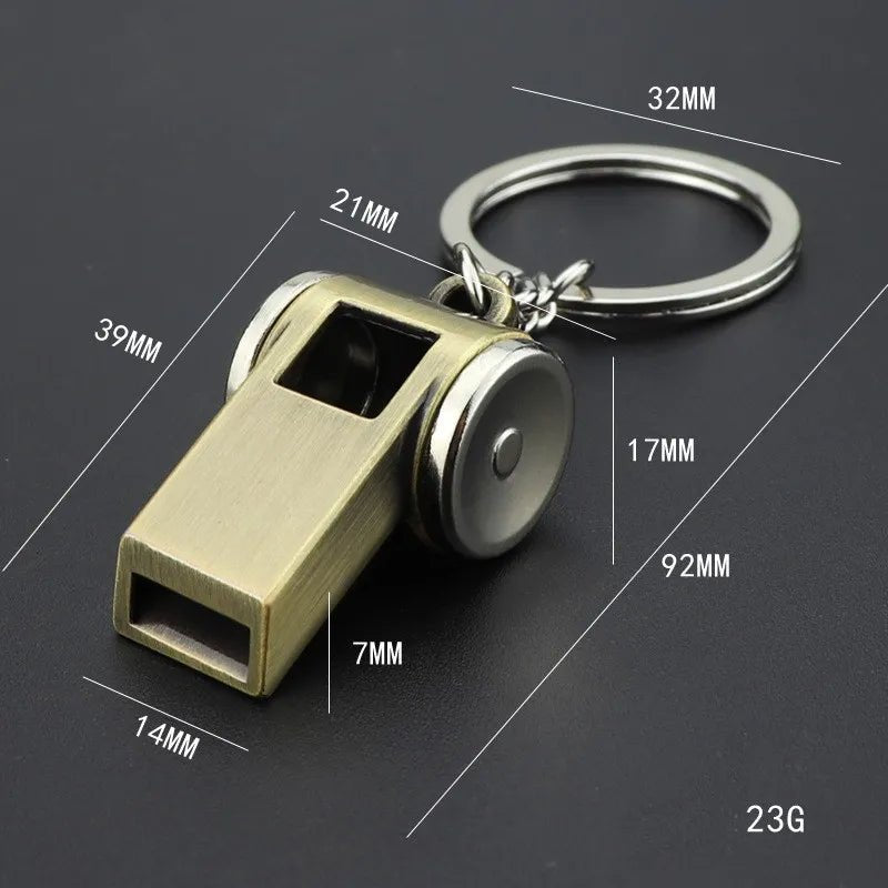 Keychain Whistle - Gold
