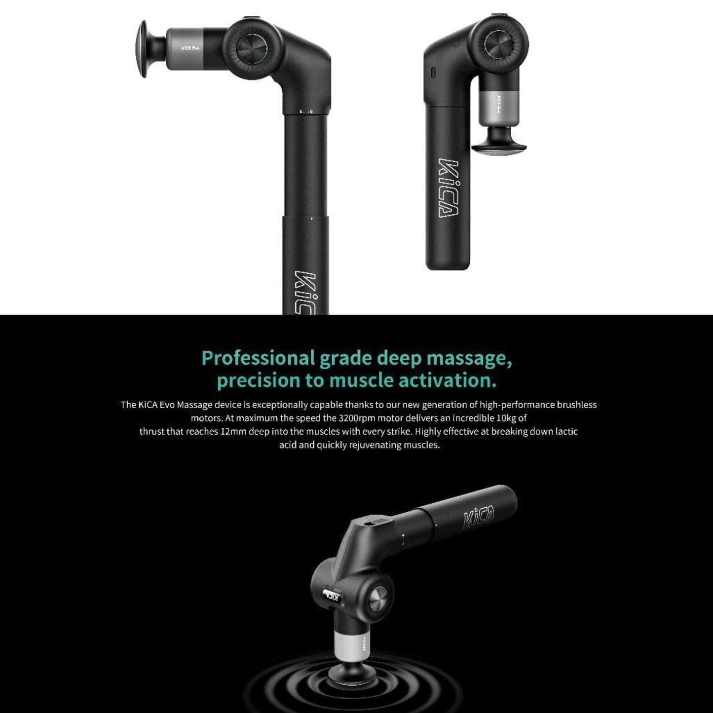 Kica Evo Massage Device -Black