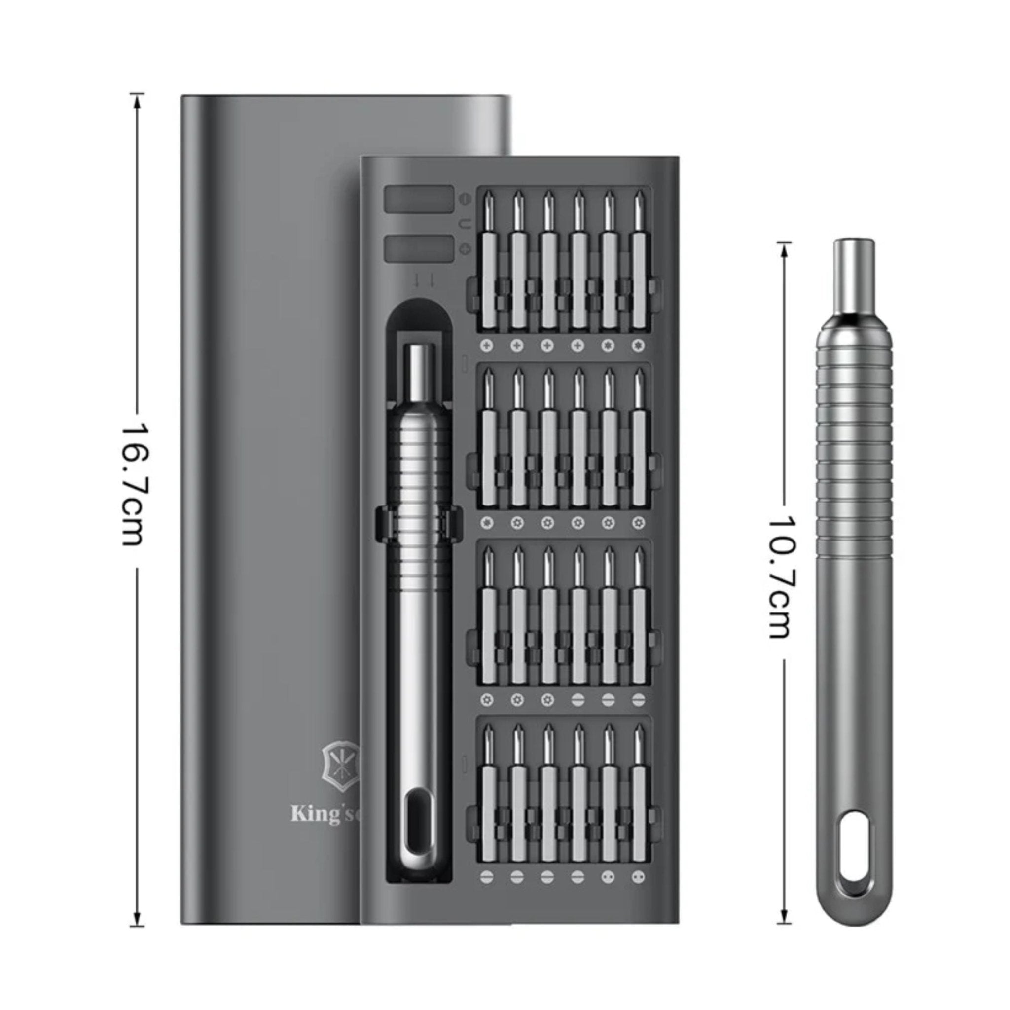 King'sdun Precision Screwdriver 51-in-1 - KS-840117 - Black