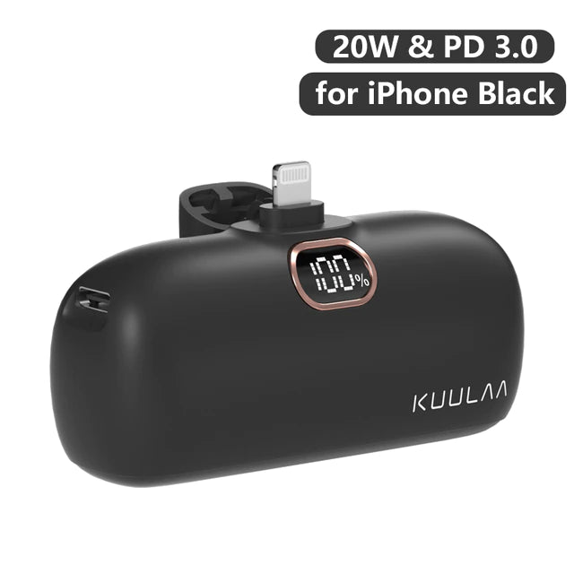 Kuulaa Power bank 5000mah KL-YD42-L1 For I-Phones - Black