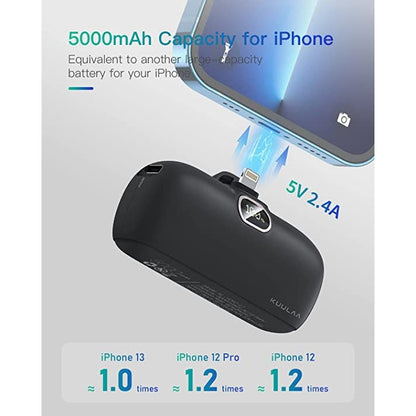Kuulaa Power bank 5000mah KL-YD42-L1 For I-Phones - Black