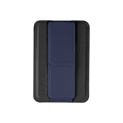 LE PRIUS Bengal Series, Magnetic Card Holder With Grip And Extendable Smart stand - Blue