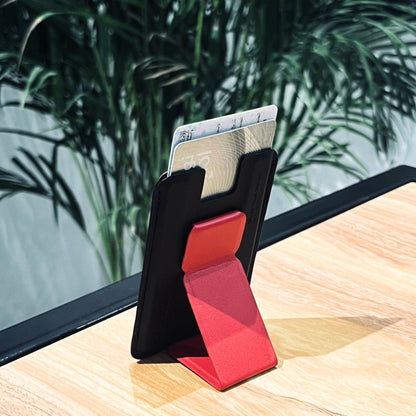 LE PRIUS Bengal Series, Magnetic Card Holder With Grip And Extendable Smart stand - Orange