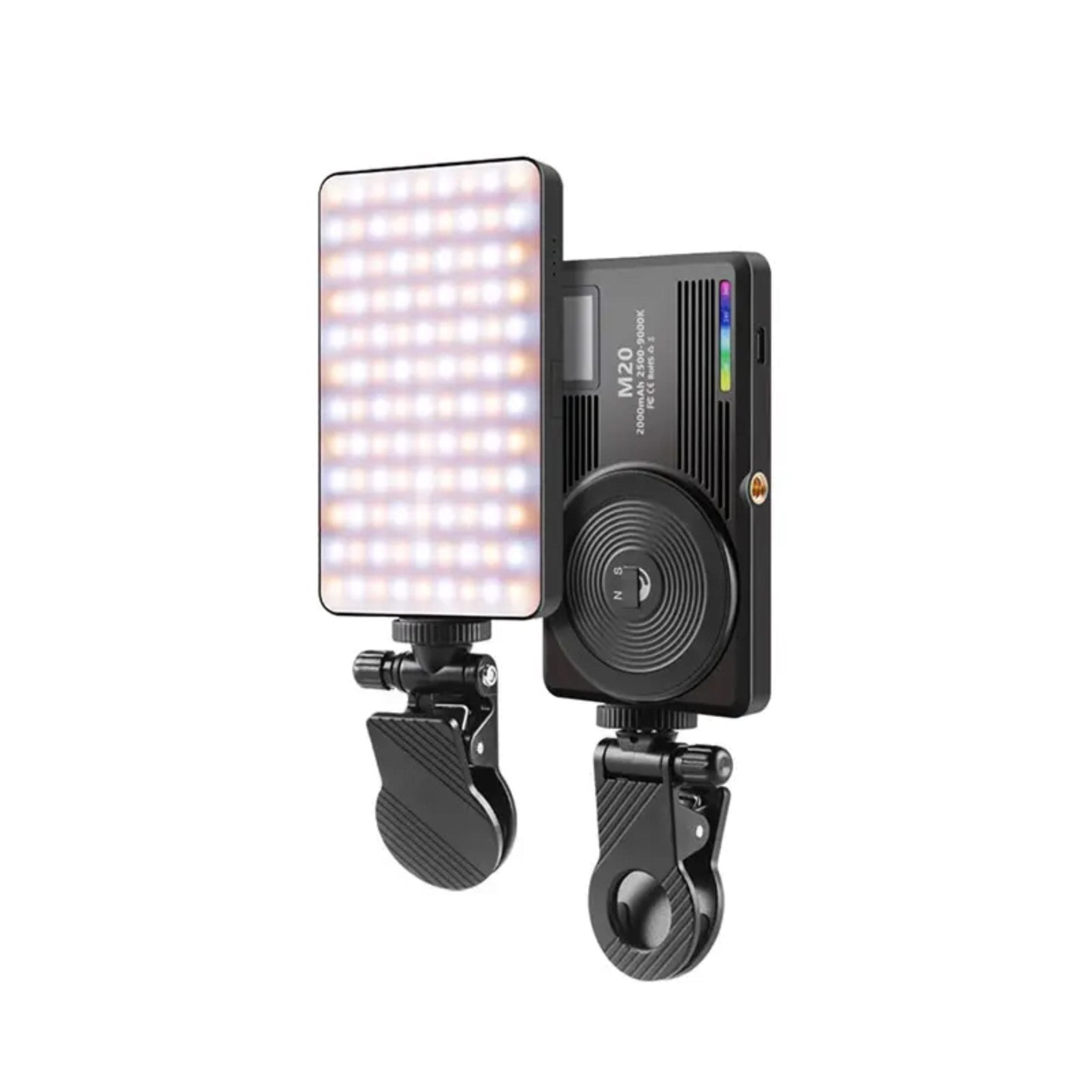 LUZ DE Mobile Camera Universal RGB LED M20 - Black