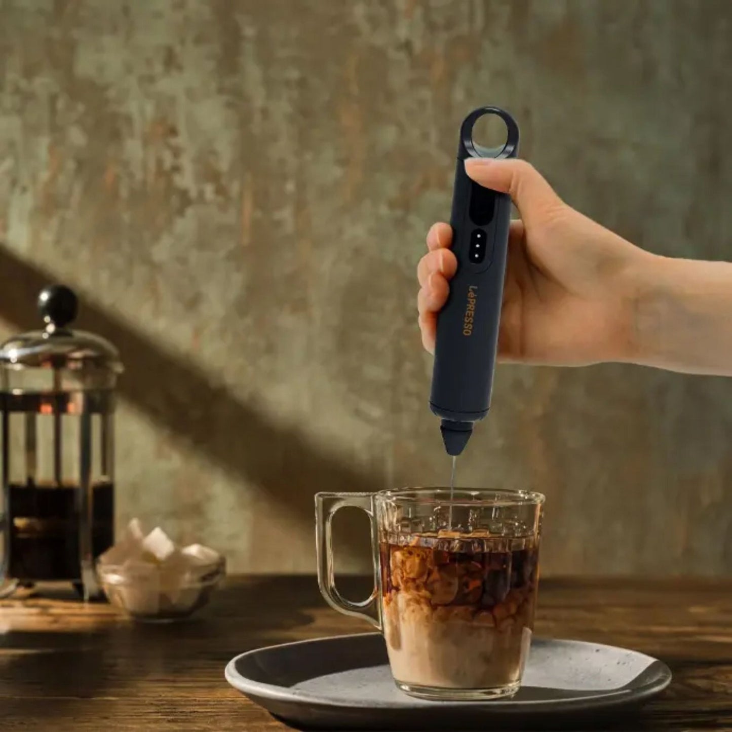 LePresso 3 In 1 Frother - Black