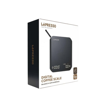 LePresso Digital Coffee Scale with Timer - Black