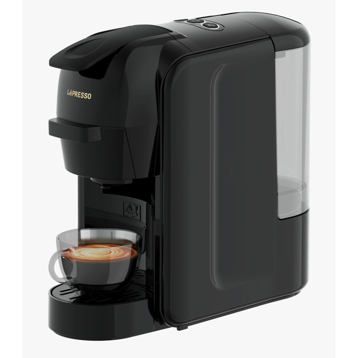 LePresso Lieto 3 in 1 MultiCapsule Coffee Machine 0.6L 1450W (LPLIETBK) - Black